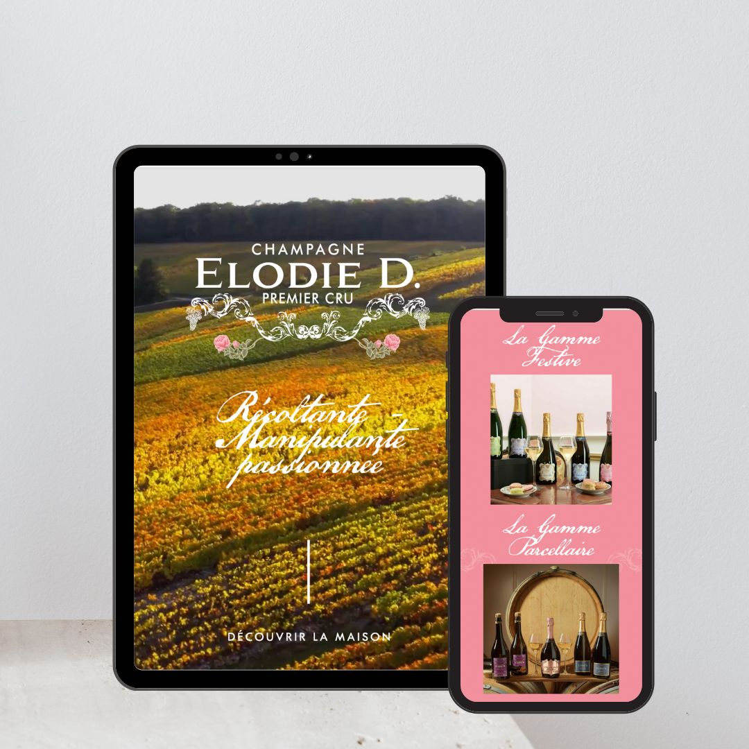 Création de site web Champagne Elodie D
