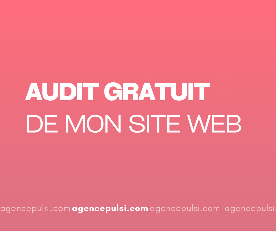 Audit gratuit de votre site web