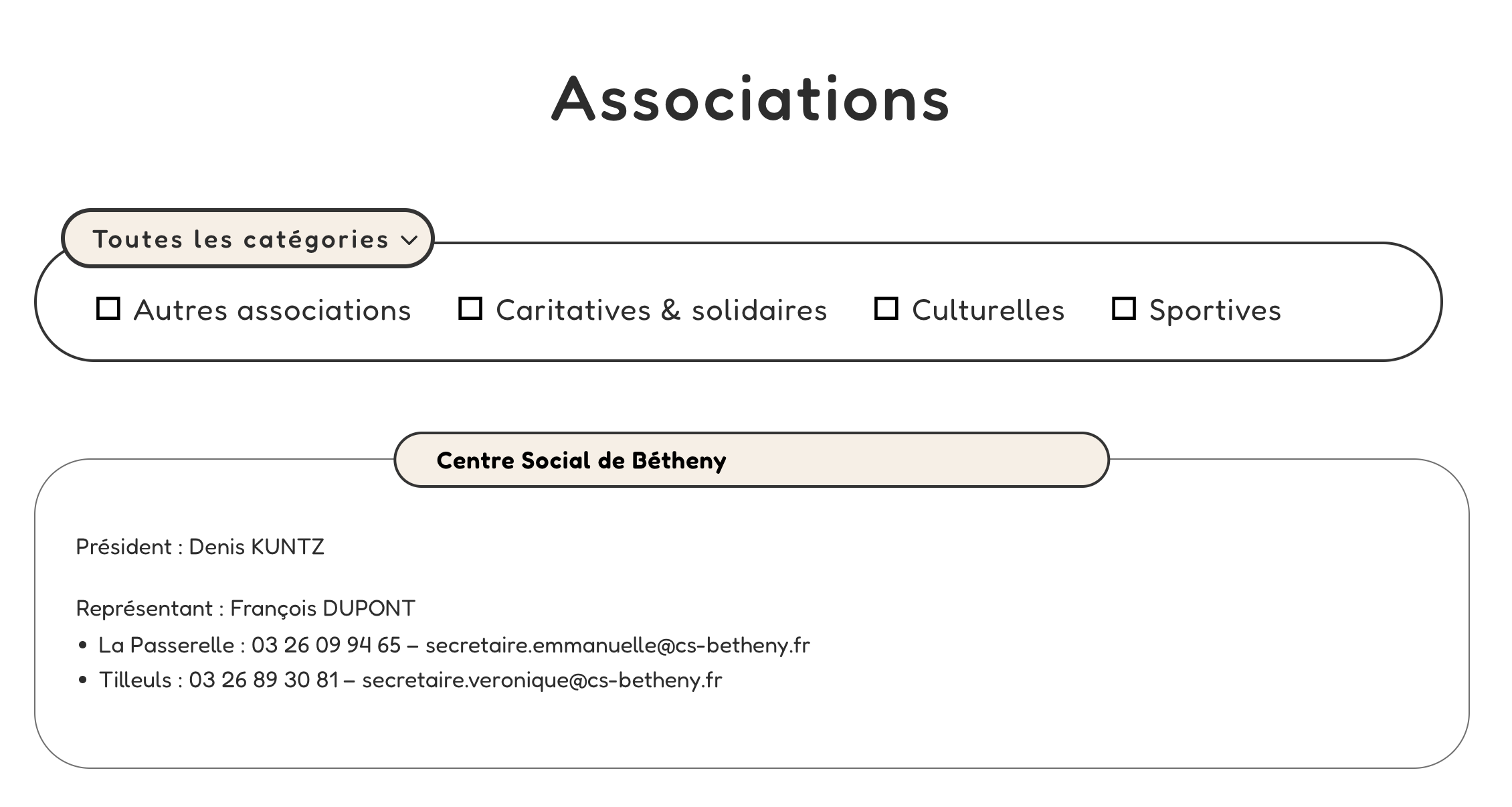 betheny site web