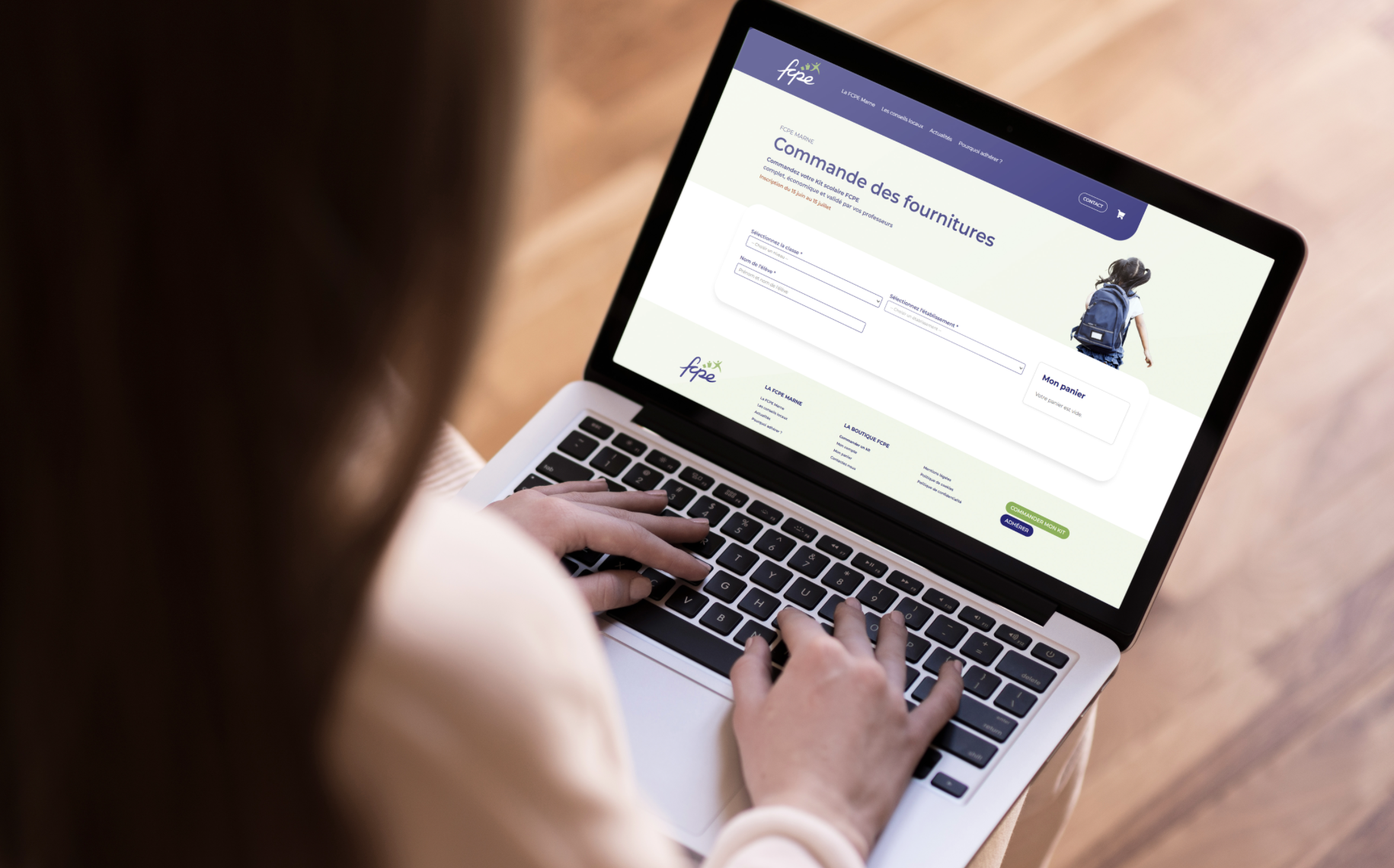 refonte site web wordpress FCPE marne
