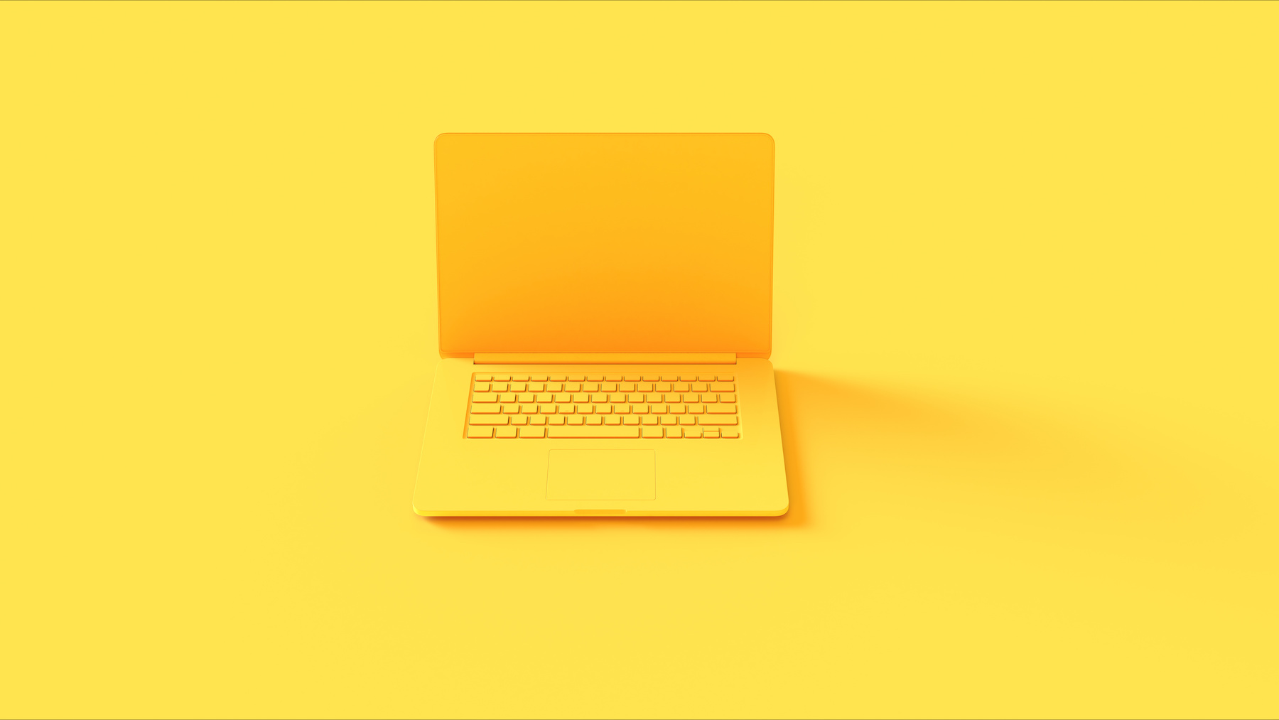 Ordinateur portable jaune Ordinateur portable jaune